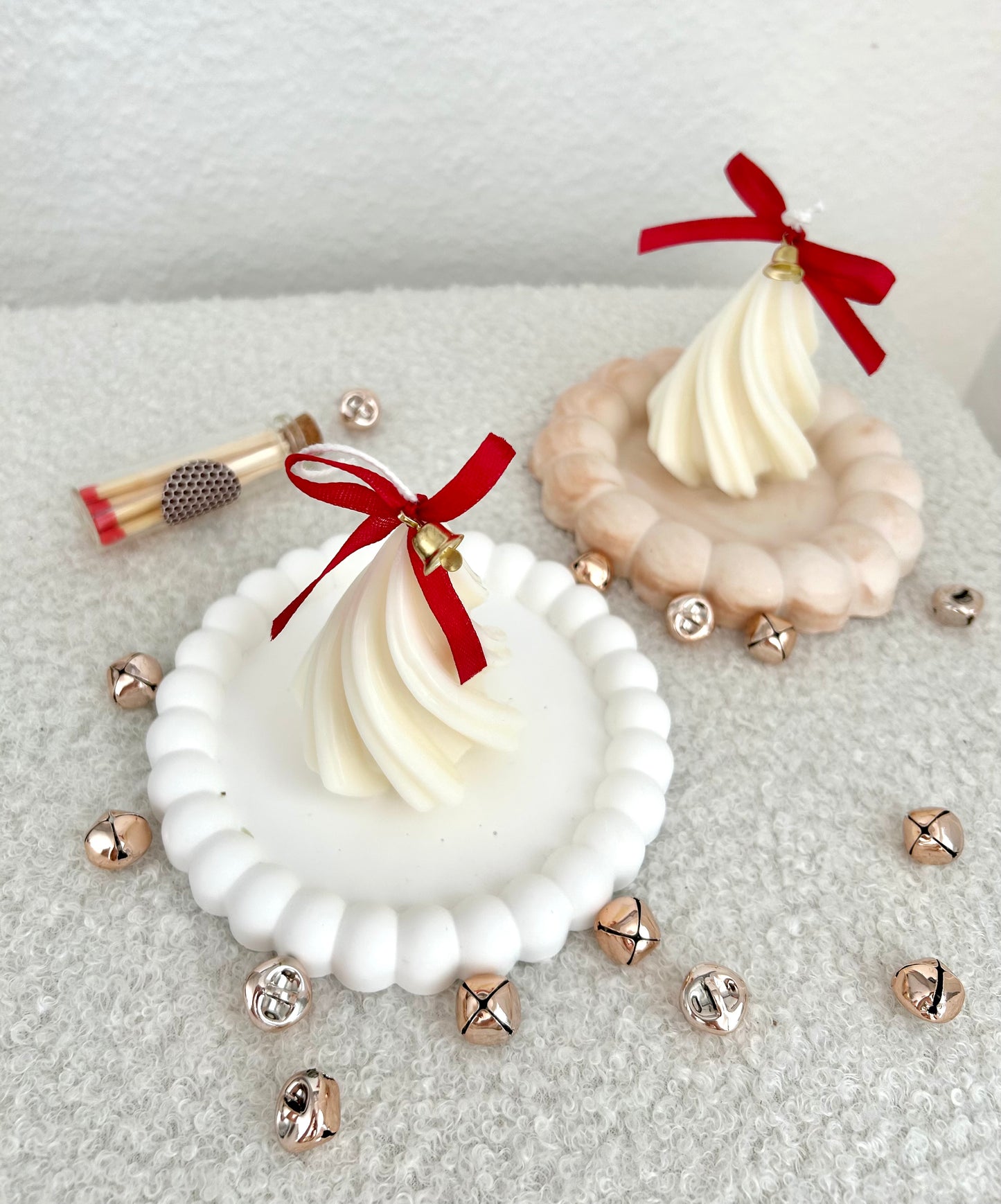 TANNENBAUM Kerze | Weihnachtsdeko | Weihnachtsbaum Kerze | Wellen Kerze | Geschenkidee Weihnachten