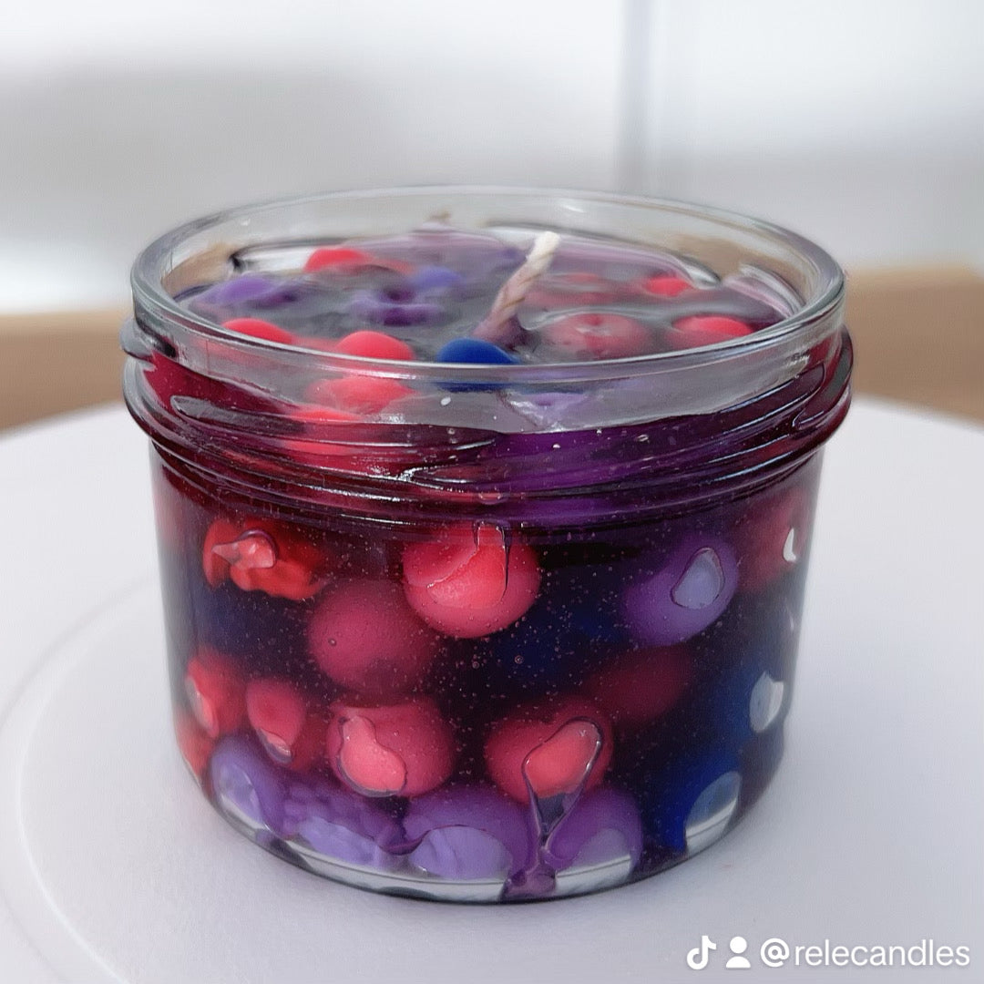 Waldbeeren Marmelade Kerze