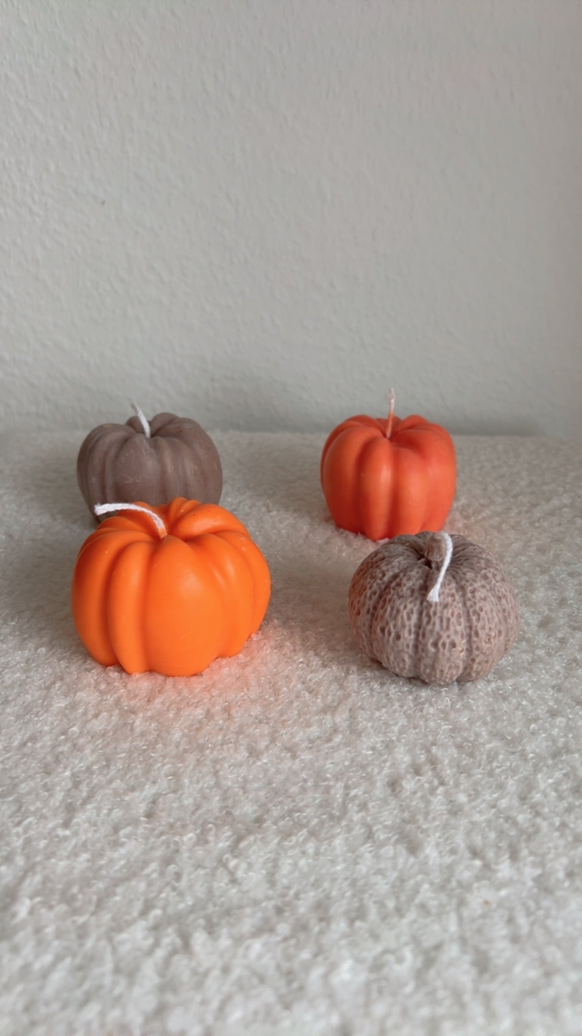 Kürbis Kerzen Set 🍁🍂