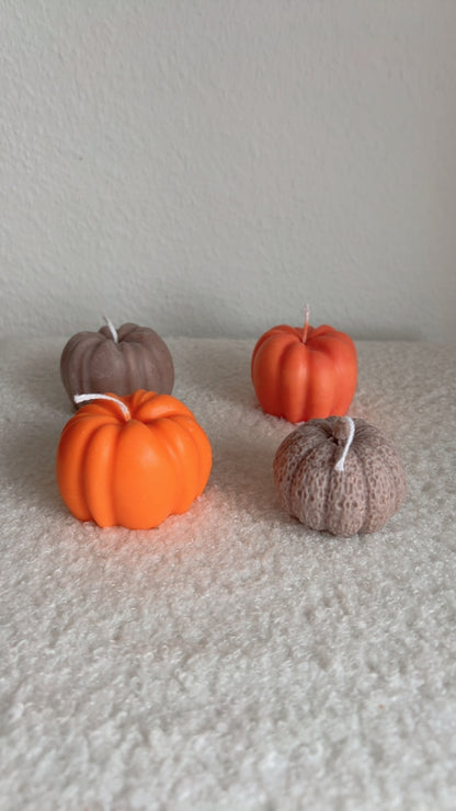 Kürbis Kerzen Set 🍁🍂
