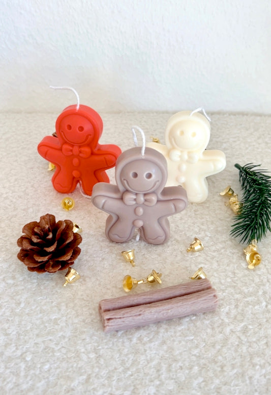 Lebkuchenmännchen Kerze Weihnachten