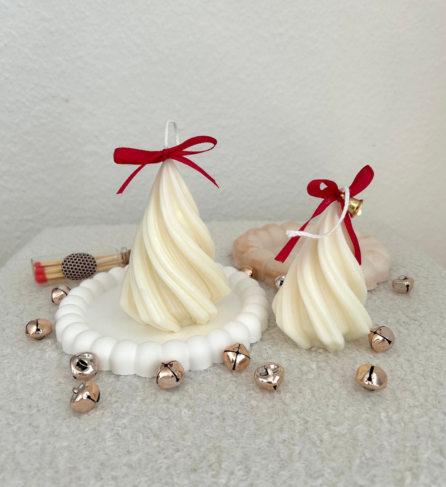TANNENBAUM Kerze | Weihnachtsdeko | Weihnachtsbaum Kerze | Wellen Kerze | Geschenkidee Weihnachten