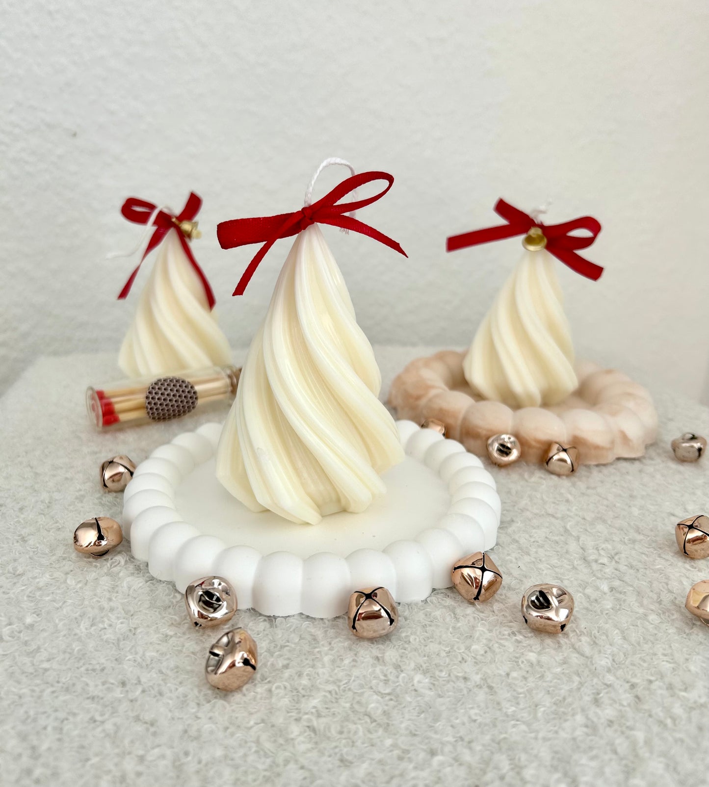 TANNENBAUM Kerze | Weihnachtsdeko | Weihnachtsbaum Kerze | Wellen Kerze | Geschenkidee Weihnachten