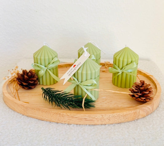 Adventskerze - Handgegossen 4 Stück