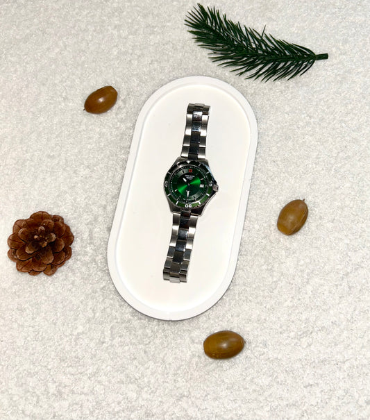 Deko-Tablett  – handgefertigt aus Gießpulver  Ablage für Kerzen & Accessoires