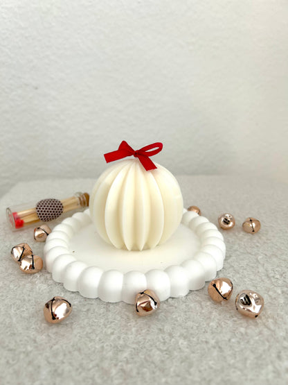 WEIHNACHTSKUGEL Kerze | Weihnachtsdeko | Geschenkidee Weihnachten | Adventskerze | Weihnachtskerze