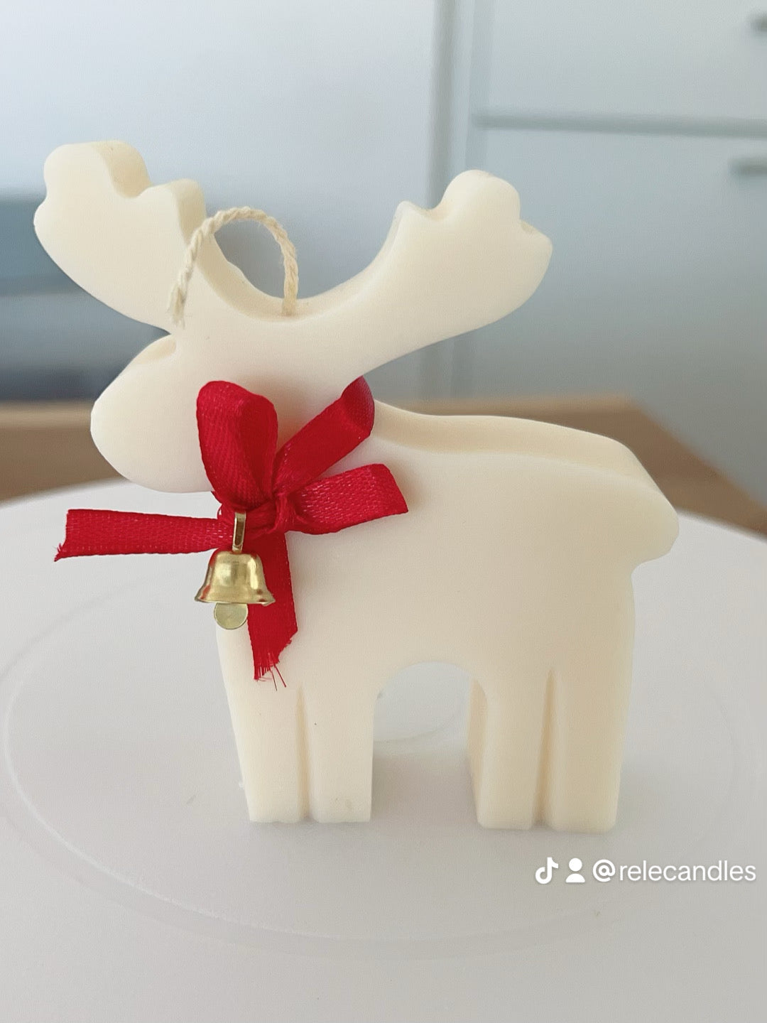 RENTIER KERZE | Elchkerze | weihnachtliche Dekoration | Kerzen Geschenk | handgegossen | Weihnachtsdeko | Winter Kerze | Handmade