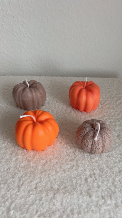 Kürbis Kerzen Set 🍁🍂