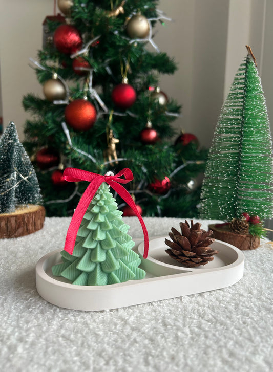 Kerze Weihnachtsbaum | Kerze Tannenbaum | Geschenkidee Weihnachten | Weihnachtsgeschenk | Feiertagsdekoration