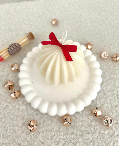 WEIHNACHTSKUGEL Kerze | Weihnachtsdeko | Geschenkidee Weihnachten | Adventskerze | Weihnachtskerze