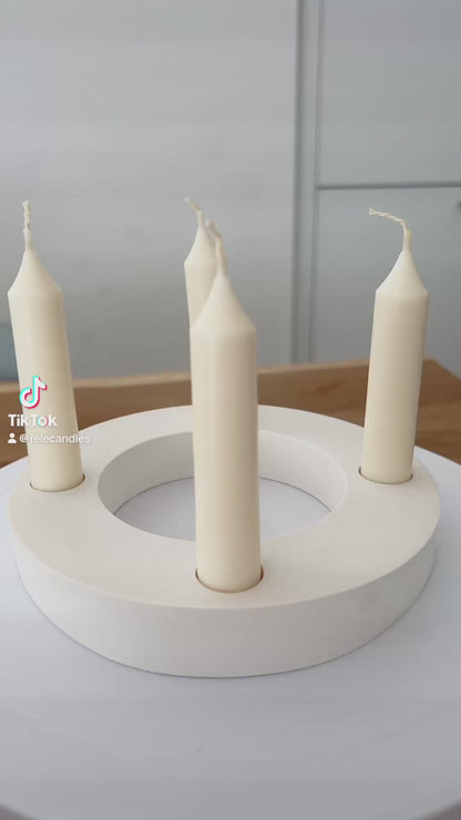 Advent Kerzenhalter mit 4 Kerzen